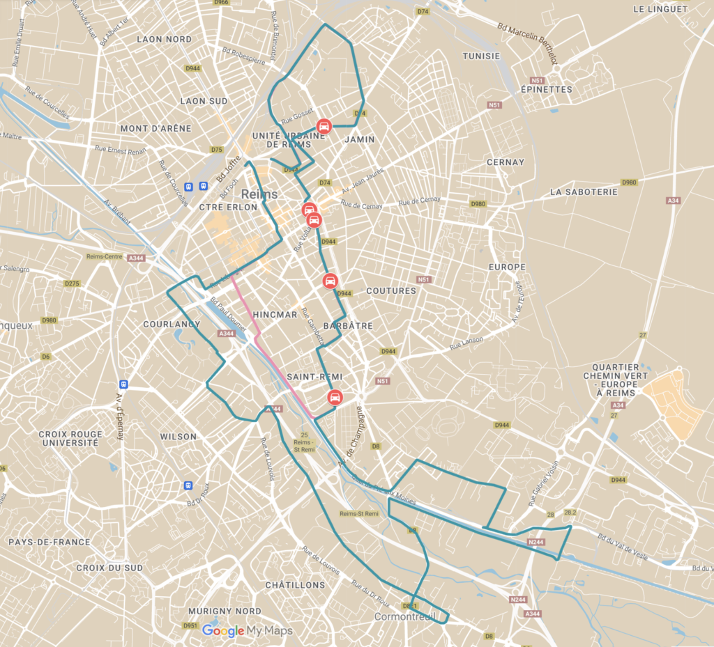 Reims Champagne Run Parcours Capture Decran 2024 10 01 A 11.08.51